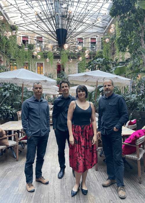 Bencze Alma Quartet felallas egy nagy budapesti rendezvenyen