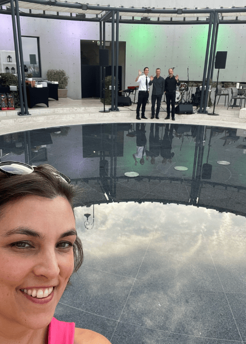 Bencze Alma Quartet performed at a large Budapest event on the terrace of the Aranybástya in Buda Castle